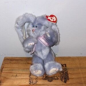 Ty Plush Bunny with Pink Ribbon